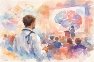Médico atualizado em congressos de psiquiatria